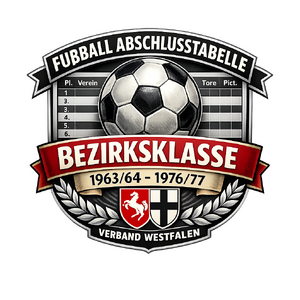 Tabellen Westfalen Bezirksklasse