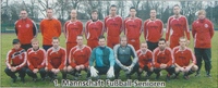 Stehend von links: Betreuer Andreas Lübeck, Nils Kaak, Kai Dembski, Marcel Just, Christian Schauf, Tobias Bahl-mann, Gerrit Hömme, Christian Kwyas, Trainer Thomas Kania. Hockend von links: Adam Targonski, Patrick Rosen-berg, Tobias Klein, Peter Boll-mann, Christian Bogatzki, Thors-ten Bauer, Christian Czedzak, Tolga Alkin, Tim Blank
