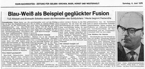 Zum 50-jährigen BW Gelsenkirchen
