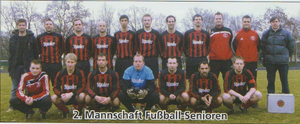 Stehend von links: Christian Wentzler, Bastian Wern-scheid, Sven Schmidt, Christian Kensy, Ilker Karakök, Christian, Littek, Franco Travato, Dominik Minnebusch, Trainer Hajo Heer-mann, Trainer Dave Hendann, Betreuer Hannes Schlüter. Hockend von links: Andreas Czedzak, Julien Jero-schewski, Andreas Rudwilleit, Kai Kretschmer, Sebastian Strick, Emin Isbilen, Basti Neumärker.