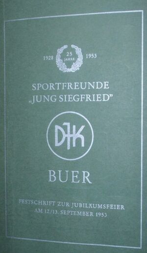 Spfr. Jung Siegfried Buer Festschrift von 1928-1953